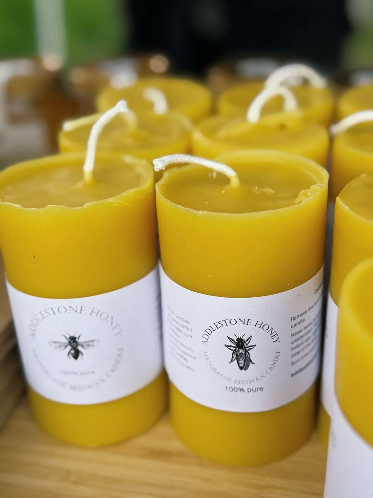 100% pure beeswax candles and beeswax blocks.