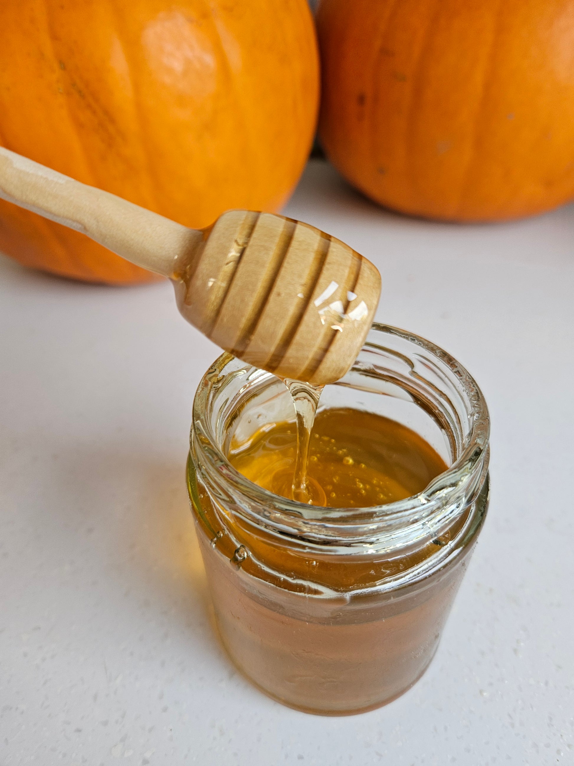 Beech wood honey dipper - Addlestone honey
