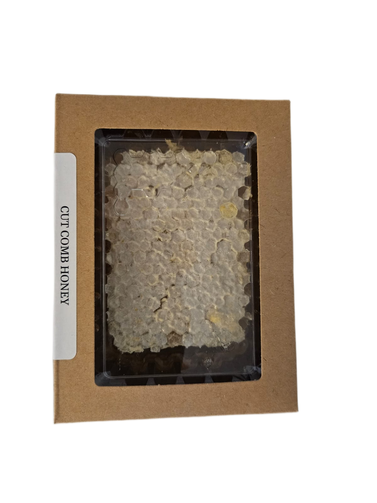 Pure raw cut honey comb