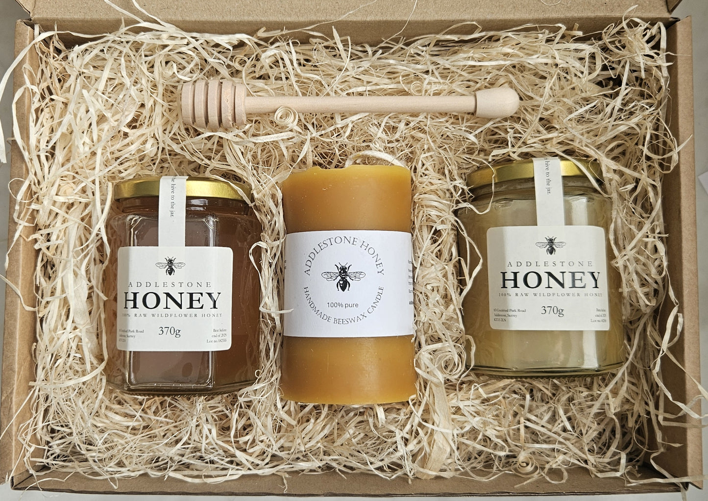 Honey & Beeswax Candle gift box