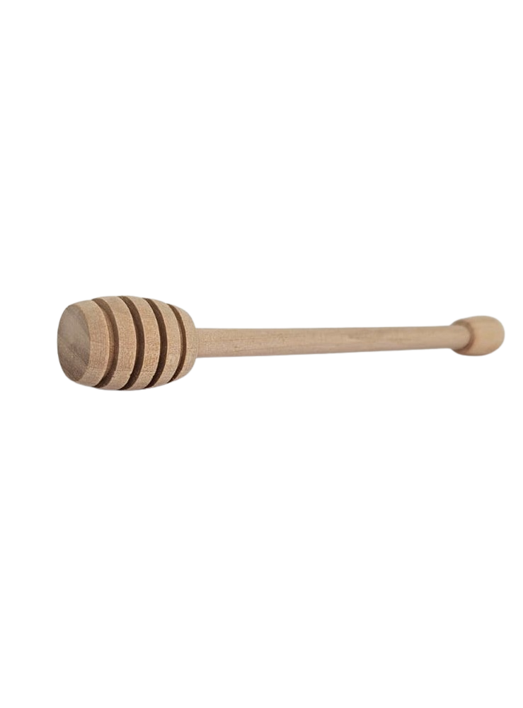 Beech wood honey dipper